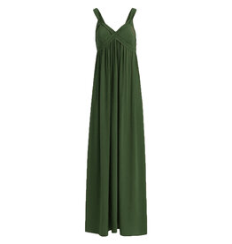 Essentiel Antwerp Dress Jacobean maxi Olive martini