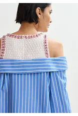 Essentiel Antwerp Dress Jori Embellished Combo1 Off white