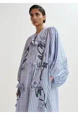 Essentiel Antwerp Dress Jemine 3d flower Combo2 Electric cyan