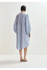Essentiel Antwerp Dress Jemine 3d flower Combo2 Electric cyan