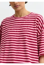 Essentiel Antwerp T-Shirt Joste striped Roze