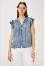 Rails Blouse Aviva Blue ridge