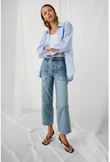Rails Blouse Elsa Oxford white stripe