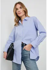 Rails Blouse Elsa Oxford white stripe