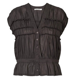 Rabens Saloner Top Elenor Liquorice