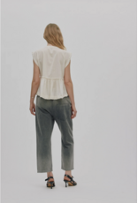 Rabens Saloner Pants Beza denim Washed grey