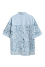Essentiel Antwerp Shirt Kali oversized lace Aquamarine