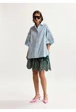 Essentiel Antwerp Shirt Kali oversized lace Aquamarine
