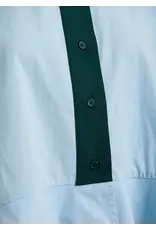 Essentiel Antwerp Shirt Kaylee peplum Combo2 Aquamarine
