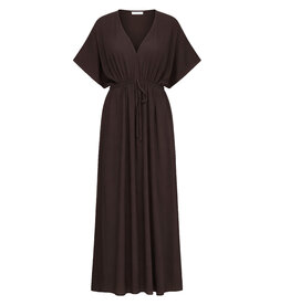 By-Bar Dress Long twill Espresso