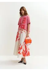 Essentiel Antwerp Tee Jisos printed fit combo2 Forever blush