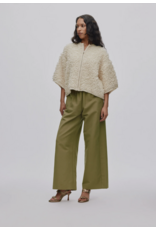 Rabens Saloner Cardigan Alice Shaggy lam Off white