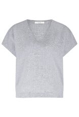 By-Bar Pullover Sil v-neck Grey melee