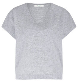 By-Bar Pullover Sil v-neck Grey melee
