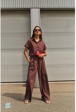 By-Bar Pants Celin tan stripe Tanning