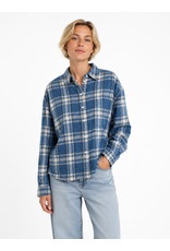 Penn & Ink N.Y. Blouse W26C421 Blue check