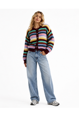 The New Society Cardigan Julia Winetesting stripe