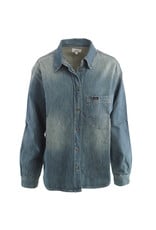 Lois Blouse Anne Altay denim Stone vintage