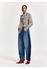 Essentiel Antwerp Jeans Kashba patchwork combo1 Midnight wave