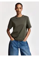 Essentiel Antwerp T-Shirt Klaim Dusty green