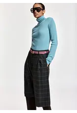 Essentiel Antwerp Bermudas Kreme combo2 Charcoal chic