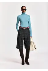 Essentiel Antwerp Bermudas Kreme combo2 Charcoal chic