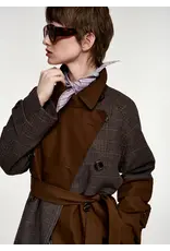 Essentiel Antwerp Coat Kagu patchwork combo1 Bear me