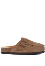 Scholl Slipper Dakota fur sue Taupe