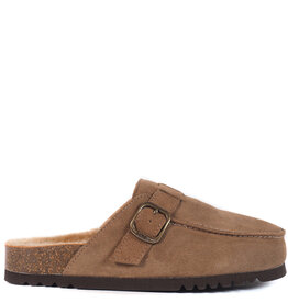 Scholl Slipper Dakota fur sue Taupe