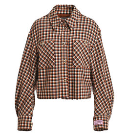 Essentiel Antwerp Jacket Kitten combo1 Brown sugar