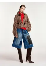Essentiel Antwerp Jacket Kitten combo1 Brown sugar