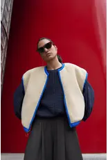 By-Bar By-Bar Jacket Gio sleeveless Kingsblue