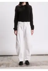 JIJI Studio Jeans Keith barrel Blanc