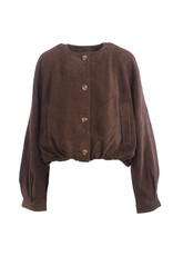 Bomber Bardot Dark brown