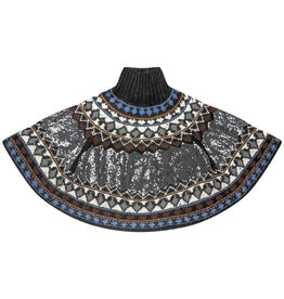 Munthe Poncho Verst Mix black