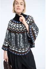 Munthe Poncho Verst Mix black