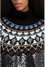 Munthe Poncho Verst Mix black