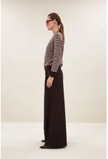 By-Bar Pullover Sally  Burgundy crush stripe