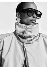 Essentiel Antwerp Jacket Koffee jeans Off white