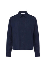 By-Bar Blouse Kris satin stripe Night sky