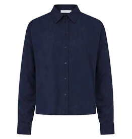 By-Bar Blouse Kris satin stripe Night sky
