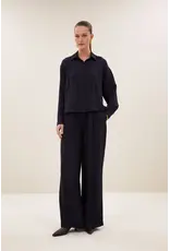 By-Bar Blouse Kris satin stripe Night sky