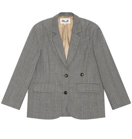 Baum und Pferdgarten Jacket Bleone long Grey subtle stripe