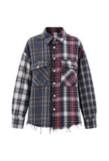The Tales Shirt Cut off patchwork Multicolor