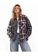 The Tales Shirt Cut off patchwork Multicolor