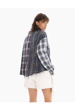 The Tales Shirt Cut off patchwork Multicolor