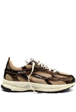 Mercer Sneaker The re-run cracked Brown