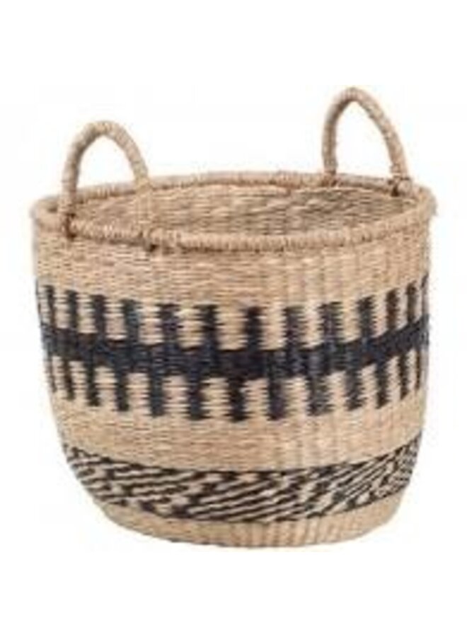 Bambuskorb Lea, schwarz,