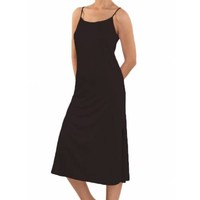 Nina von C onderjurk extra lang 120CM - Zwart