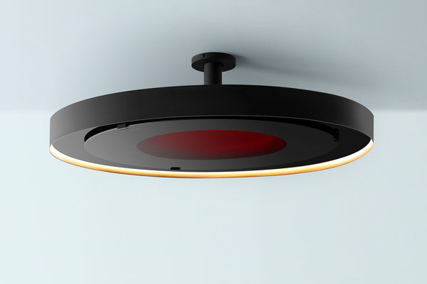 Bromic Heating Eclipse 200mm straight ceiling pole